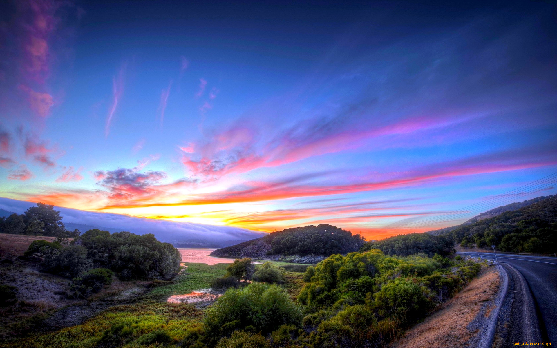 sunset, scenery, , , , , 